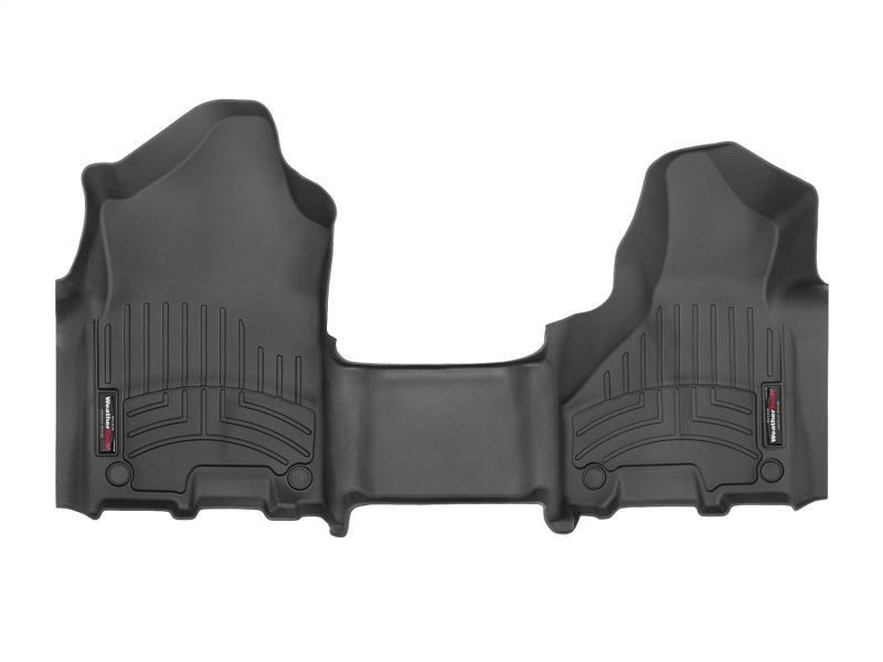 WeatherTech DigitalFit FloorLiner for 2019-2023 Ram 2500/3500 Crew Cab - Black, Front Over The Hump (Part #4415711)