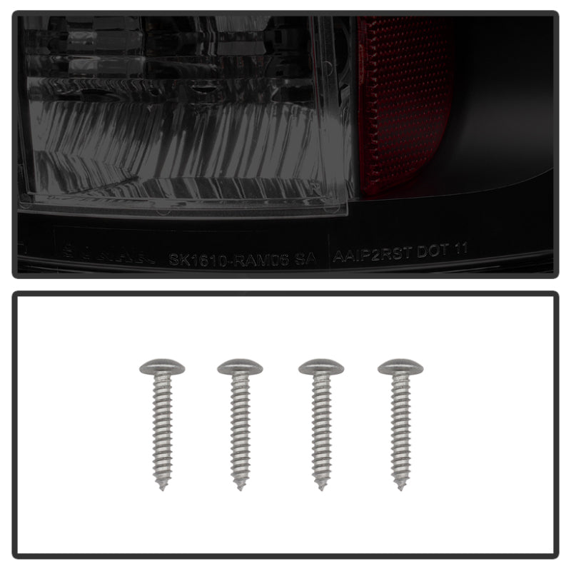 Spyder Dodge Ram 02-06 1500/Ram 2500/3500 03-06 LED Tail Light Black Smoke ALT-YD-DRAM02-LED-BSM-SR1 Performance