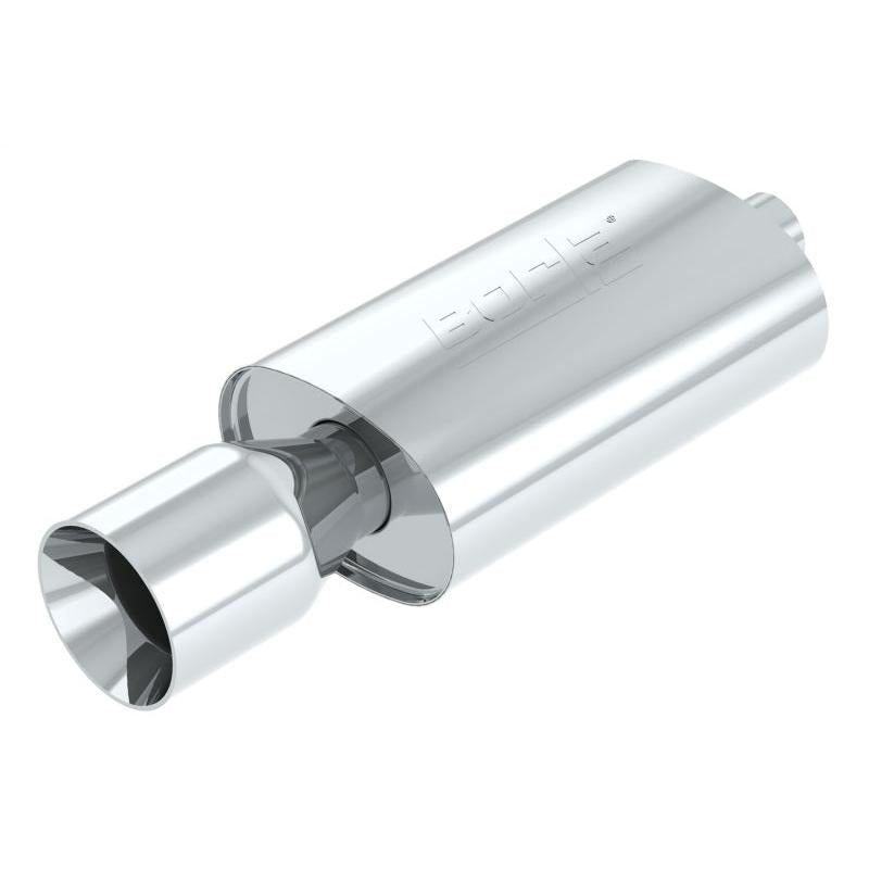 Borla Wailtail Oval 2-1/4in x 5in Side Round Out Boomer Muffler-SR1 Performance