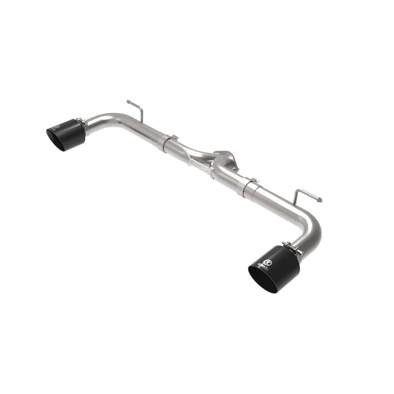aFe Takeda 2-1/2in 304 SS Axle-Back Exhaust w/ Black Tip 14-18 Mazda 3 L4 2.0L/2.5L-SR1 Performance