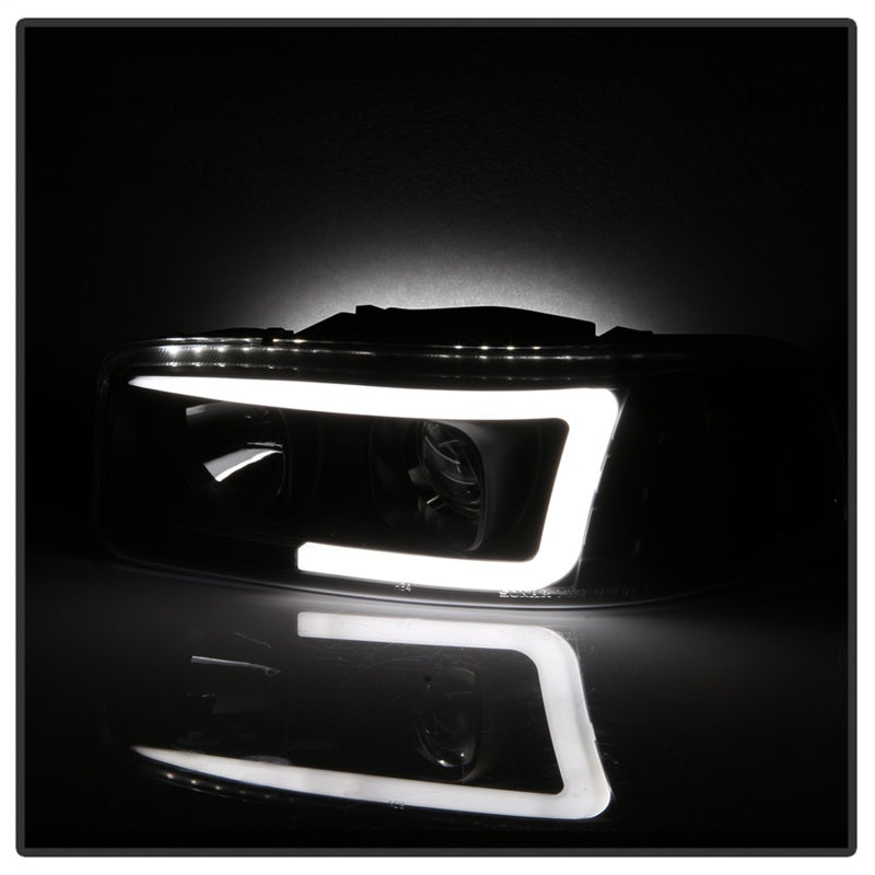 Spyder GMC Sierra 1500/2500/3500 99-06 V2 Projector Headlights - DRL - Black PRO-YD-CDE00V2-LB-BK-SR1 Performance