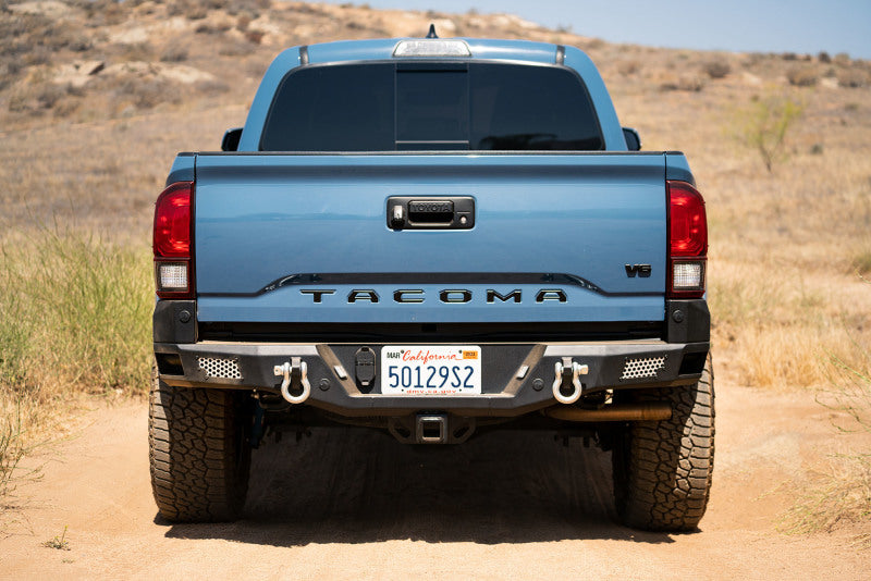 DV8 Offroad 16-23 Toyota Tacoma MTO Series Rear Bumper with Light Mounts and Recovery Points