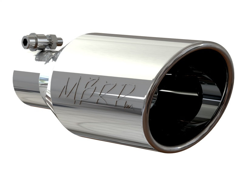 MBRP Universal Tip 4.5 O.D. Angle Rolled End 2.5 Inlet 11in Length - T304-SR1 Performance