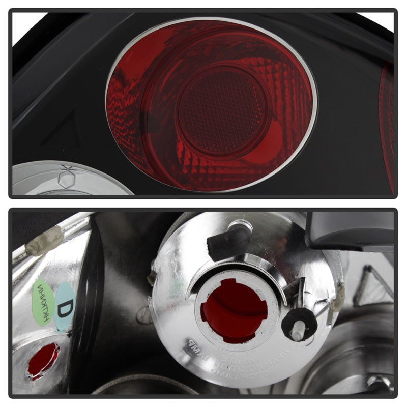 Spyder Hyundai Tiburon 03-05 Euro Style Tail Lights Black ALT-YD-HYT03-BK-SR1 Performance
