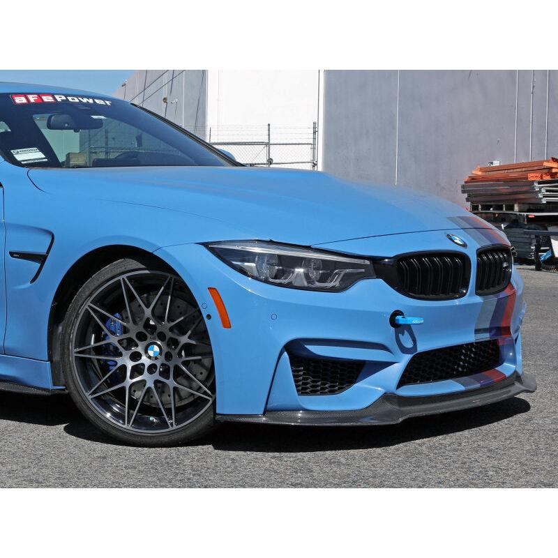 aFe Control Front Tow Hook Blue BMW F-Chassis 2/3/4/M-SR1 Performance