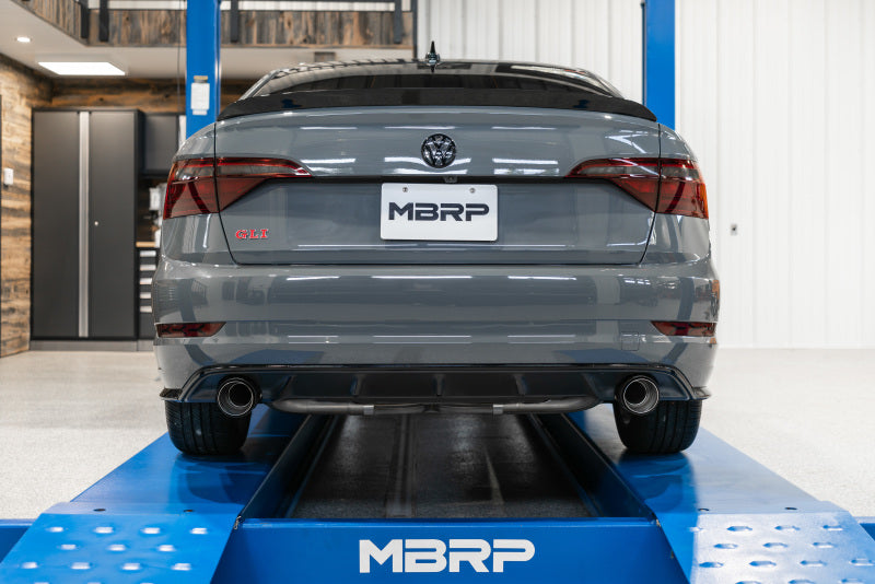 MBRP 19-21 VW Jetta GLI T304 SS 3in Cat-Back Dual Split Rear Exit Exhaust - Carbon Fiber Tips-SR1 Performance