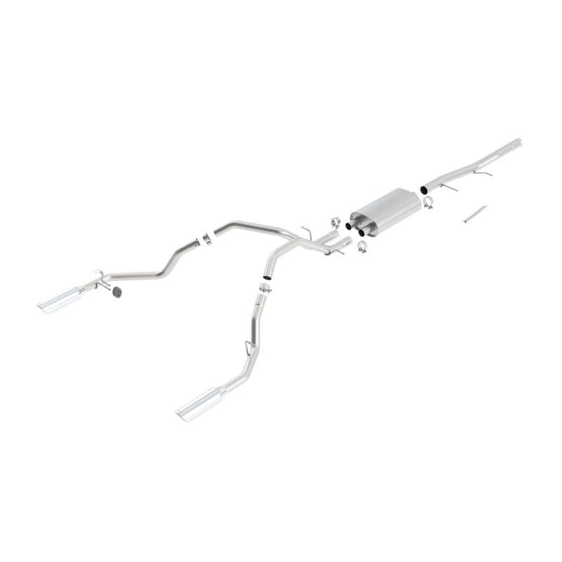 Borla 09-12 GMC Sierra 1500 / 09-12 Chevrolet Silverado 1500 SS Catback Exhaust-SR1 Performance