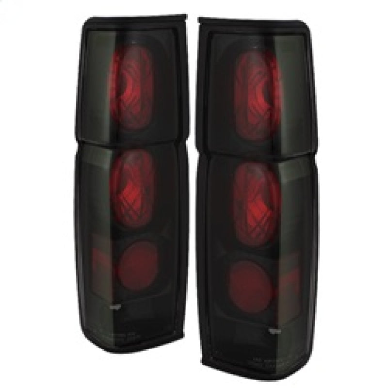 Spyder Nissan Hardbody 86-97 Euro Style Tail Lights Black Smoke ALT-YD-NH86-BSM-SR1 Performance