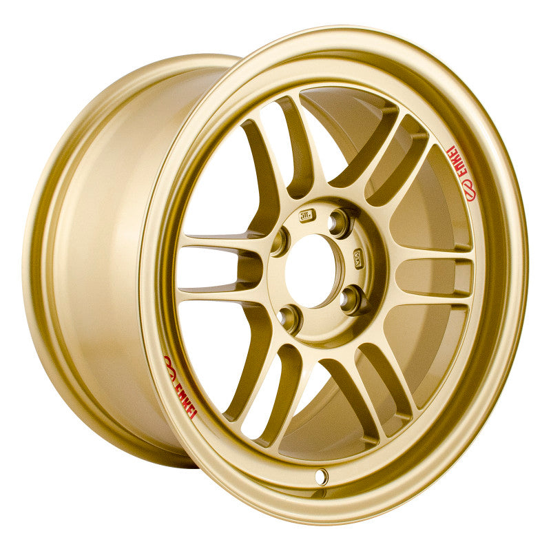 Enkei RPF1 15x8 4x100 28mm Offset 75mm Bore Gold Wheel-SR1 Performance