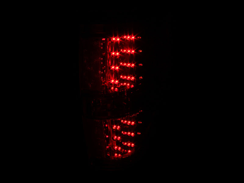 ANZO 2009-2014 Ford F-150 LED Taillights Red/Clear-SR1 Performance