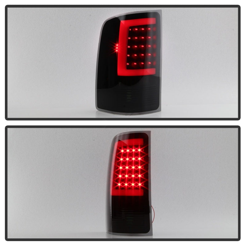 xTune 07-13 GMC Sierra 1500 LED Tail Lights - Black Smoke (ALT-ON-GS07-G2-LED-BSM)-SR1 Performance