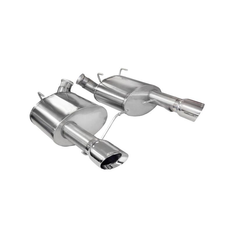 Corsa 2011-2014 Ford Mustang GT/Boss 302 5.0L V8 Polished Sport Axle-Back Exhaust-SR1 Performance