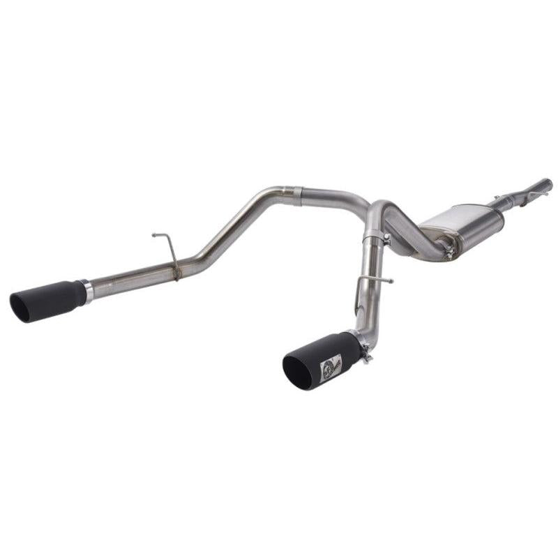 aFe Apollo GT Series 3 IN 409 SS Cat-Back Exhaust System w/ Black Tip GM Sierra 1500 09-18-SR1 Performance