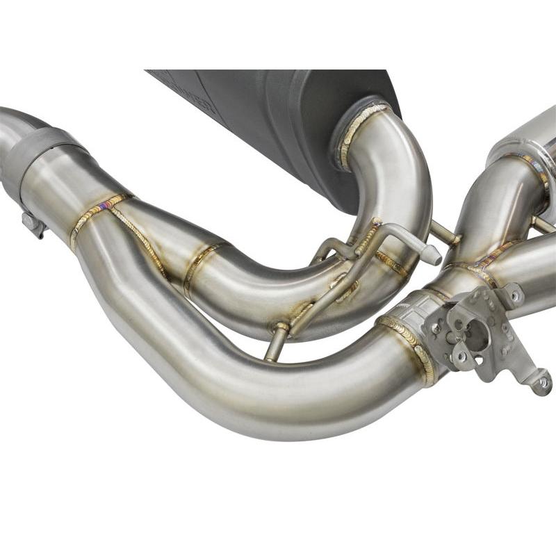 aFe MACHForce XP 3in - 2 1/2in Axle Back 304SS Exhaust w/ Polished Tips 16-17 BMW M2 (f87)-SR1 Performance