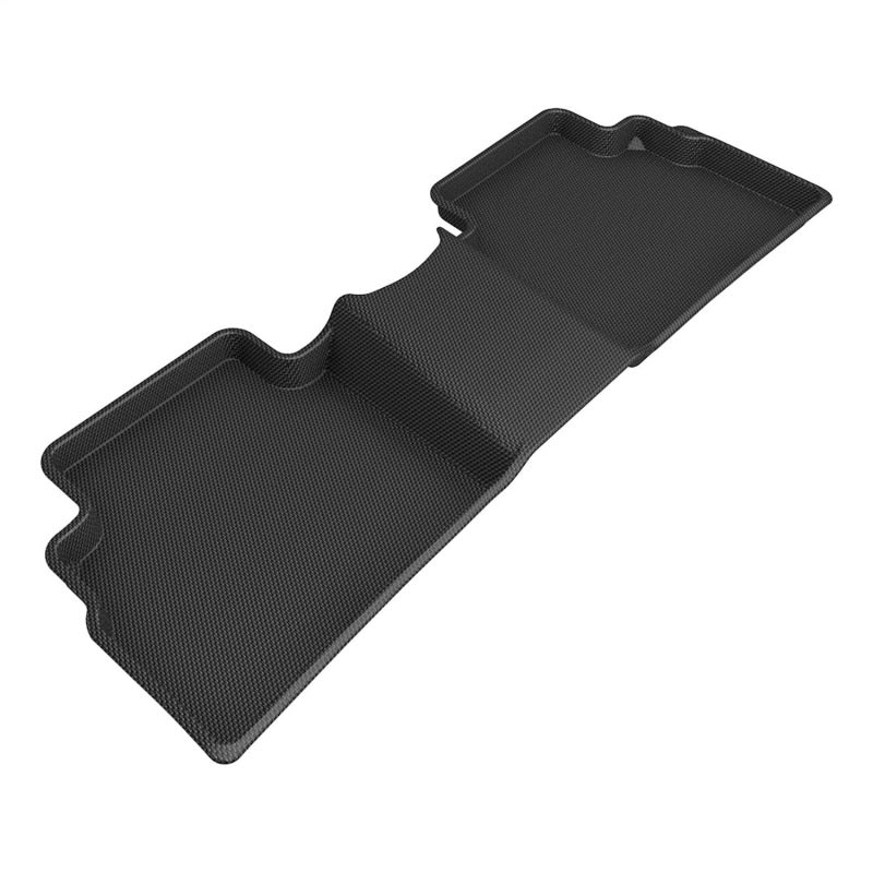 3D MAXider 23-24 Kia Sportage Gas Kagu Black Floor Mat - Row 2-SR1 Performance