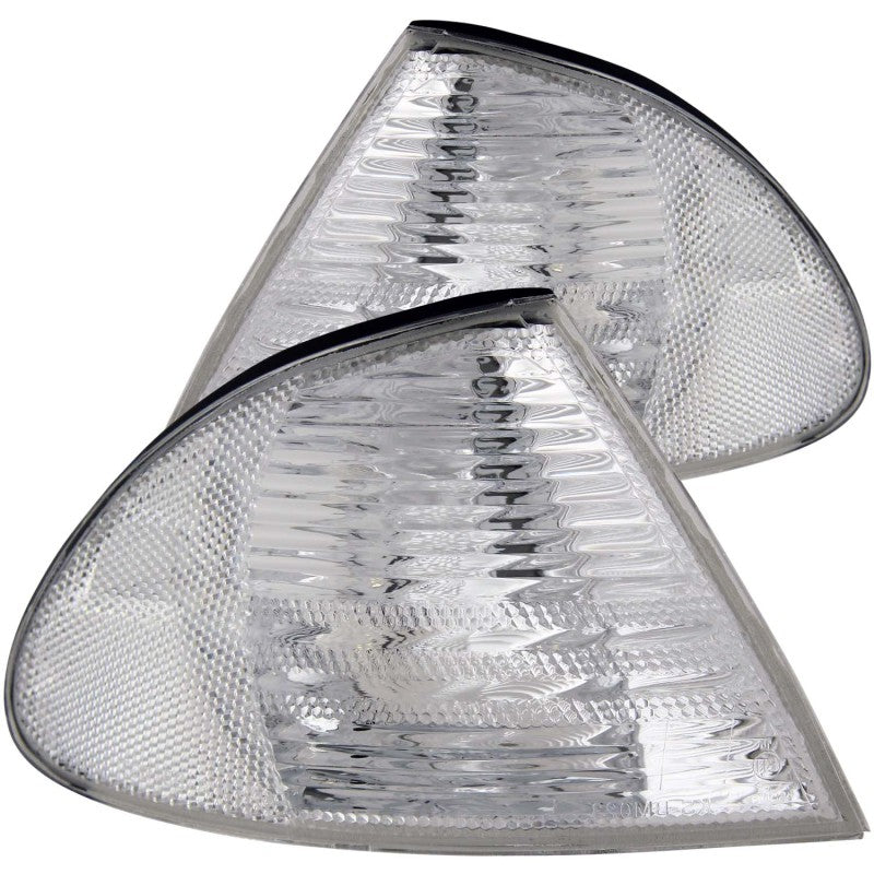 ANZO Corner Lights 1999-2001 BMW 3 Series E46 Euro Corner Lights Chrome-SR1 Performance