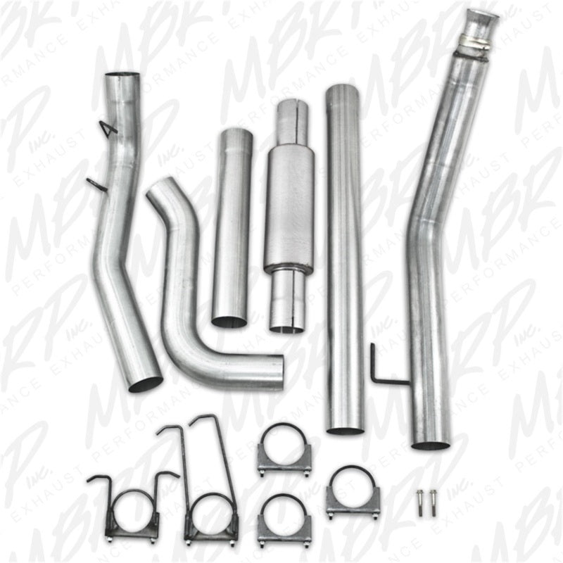MBRP 1994-2002 Dodge 2500/3500 Cummins Turbo Back (94-97 Hanger HG6100 req.) P Series Exhaust System-SR1 Performance