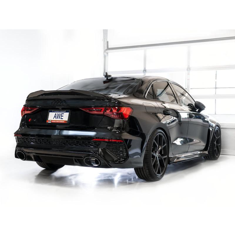 AWE Tuning Audi 22-23 8Y RS3 Cat-Back Track Edition Exhaust System - No Tips-SR1 Performance