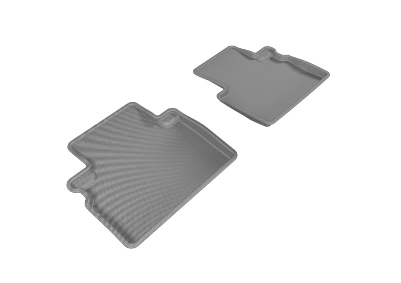 3D MAXpider 2016-2017 Infiniti QX50 Kagu 2nd Row Floormats - Gray-SR1 Performance