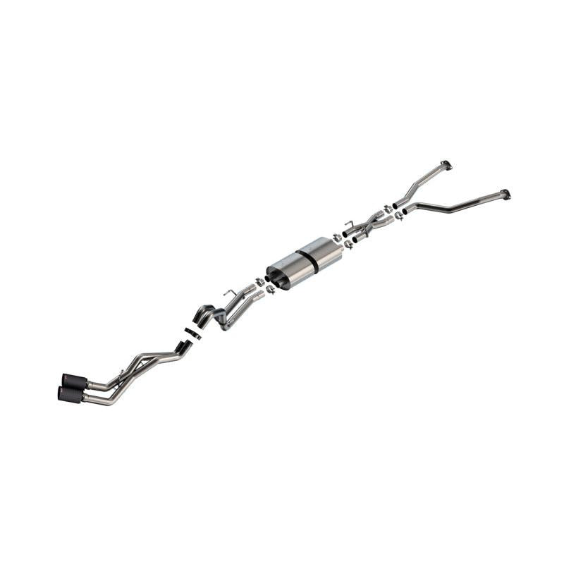 Borla 22-24 Toyota Tundra 3.4L V6 (Inc. Hyb.) Ext. Cab/STD Bed/145.7in WB ATAK Cat-Back - Carbon-SR1 Performance