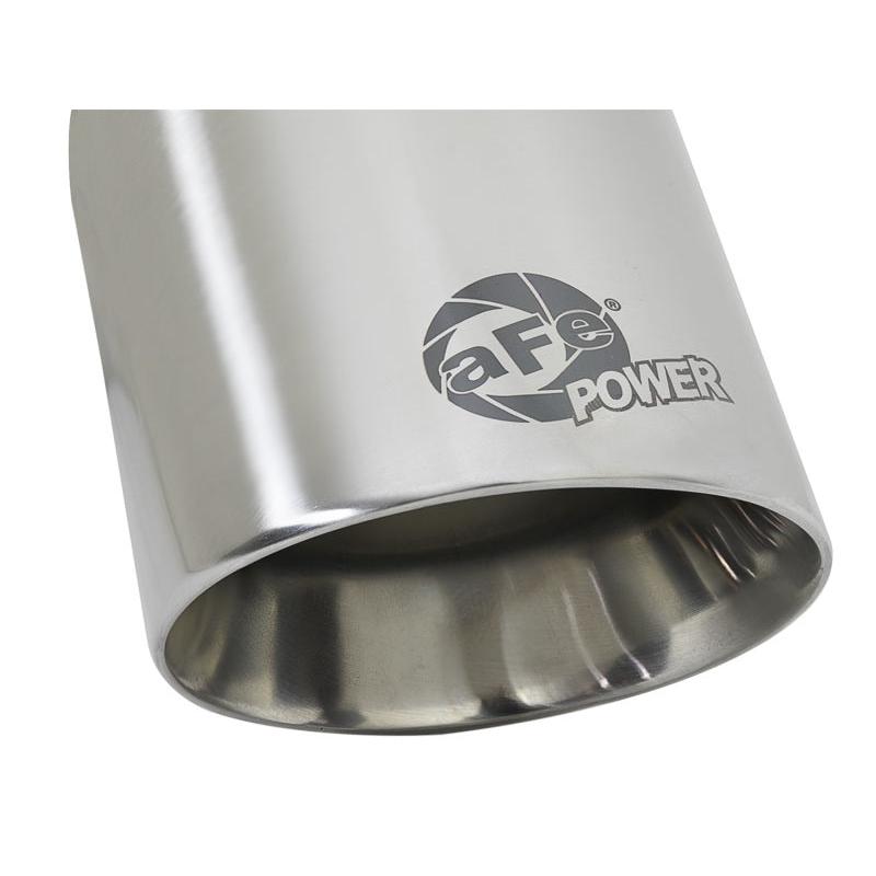 aFe MACH Force-Xp Universal 304 SS Single-Wall Clamp-On Exhaust Tip - Polished-SR1 Performance