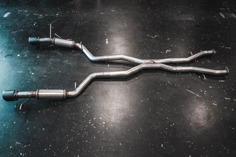MBRP 18-23 Dodge Durango SRT 6.4L Armor Pro T304 SS 3in Cat Back Exhaust Dual Rear Exit w/ CF Tips-SR1 Performance