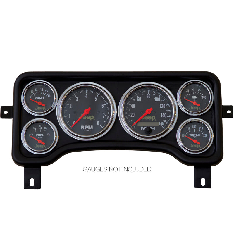 Autometer Jeep TJ/XJ Direct Fit Dash Panel 6 Gauge 3 3/8in x2 / 2 1/16in x4-SR1 Performance