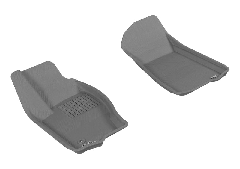 3D MAXpider 2006-2010 Jeep Commander Kagu 1st Row Floormat - Gray-SR1 Performance