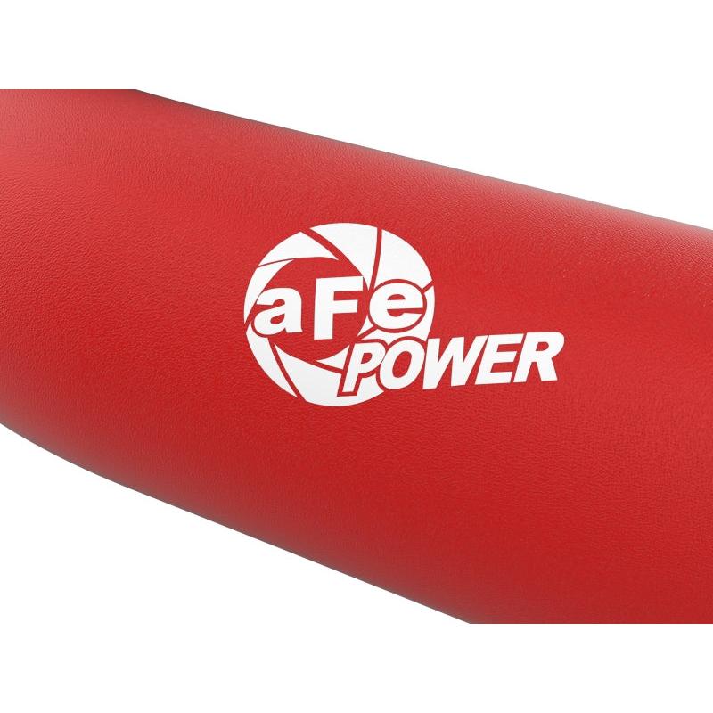 aFe 23-24 Ford Diesel Trucks V8-6.7L (td) BladeRunner Aluminum Hot and Cold Charge Pipe Kit - Red-SR1 Performance