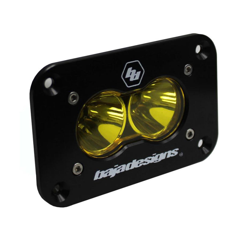 Baja Designs S2 Sport Flush Mount Work/Scene Pattern LED Work Light - Amber-SR1 Performance