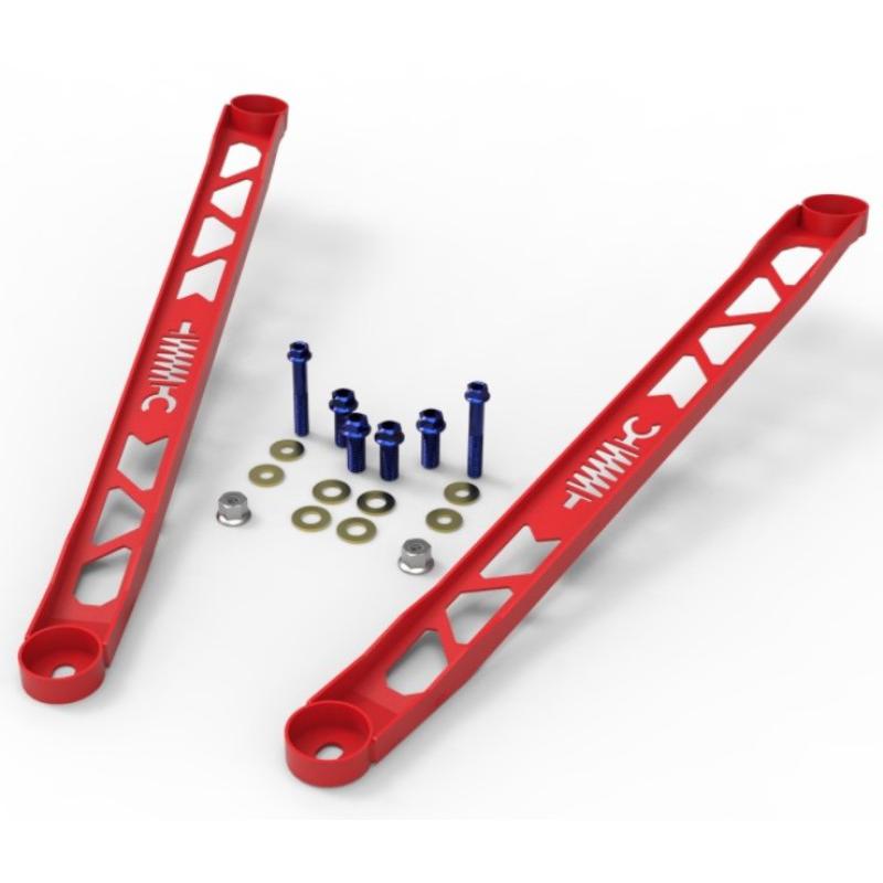 aFe CONTROL 304 Stainless Steel Front Suspension Strut Brace Red - Toyota GR Supra (A90) 20-21-SR1 Performance