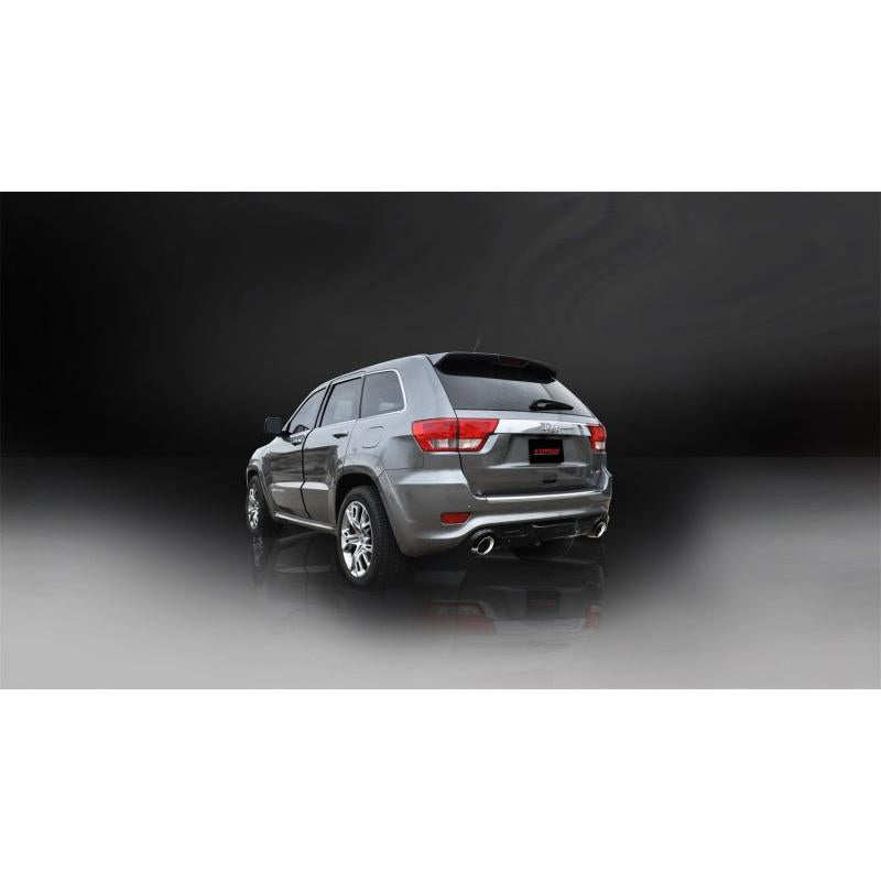 Corsa 2012-2013 Jeep Grand Cherokee 6.4L V8 Polished Sport Cat-Back Exhaust-SR1 Performance