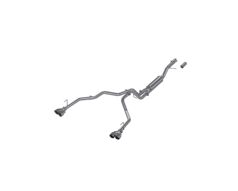 MBRP 2021+ Chevy Tahoe / GMC Yukon Alum. 3in Cat-Back Dual Split Exhaust w/ Quad Tips-SR1 Performance