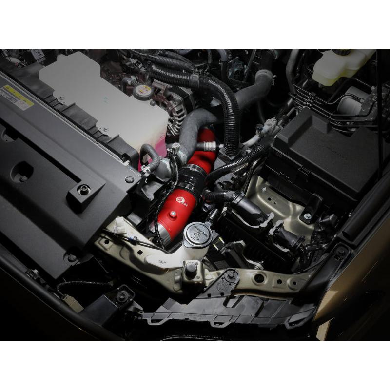 aFe 2024+ Toyota Tacoma BladeRunner 2.5in & 3in Aluminum Hot & Cold Charge Pipe Kit - Red-SR1 Performance