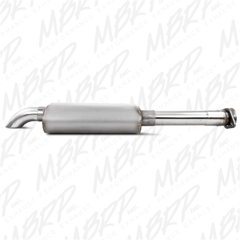 MBRP 00-06 Jeep Wrangler (TJ) Inline-4 2.5L Inline-6 4.0L Cat Back Single Off-Road Turn Down T409 Ex-SR1 Performance