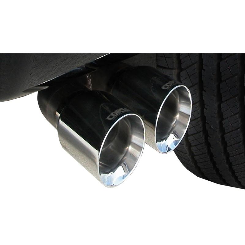 Corsa 2007-2008 Chevrolet Suburban 1500 5.3L V8 Polished Sport Cat-Back Exhaust-SR1 Performance