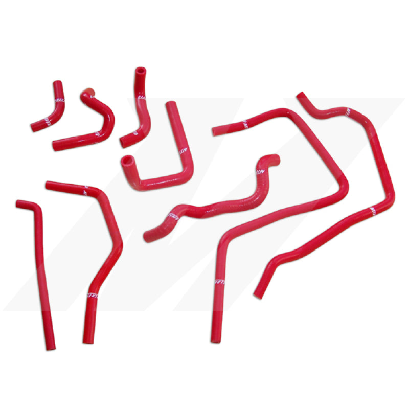 Mishimoto 01-05 Subaru WRX Red Silicone Ancillary Hoses-SR1 Performance