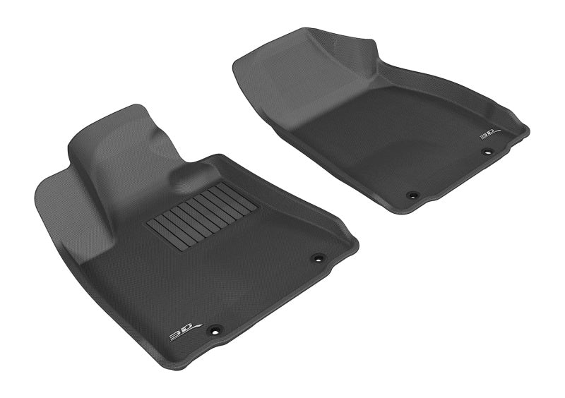 3D MAXpider 2010-2012 Lexus RX Kagu 1st Row Floormat - Black-SR1 Performance