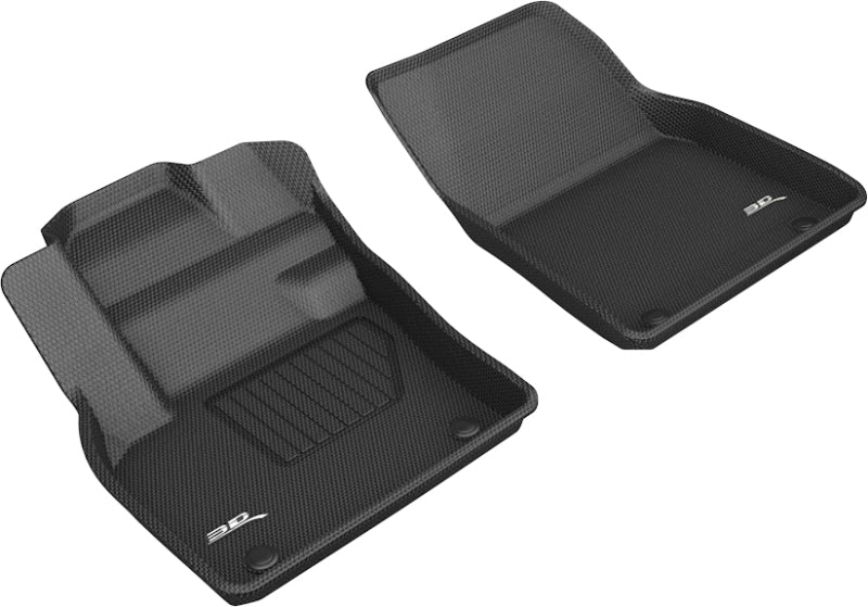 3D MAXpider 2019-2020 Volvo XC40 Kagu 1st Row Floormat - Black-SR1 Performance