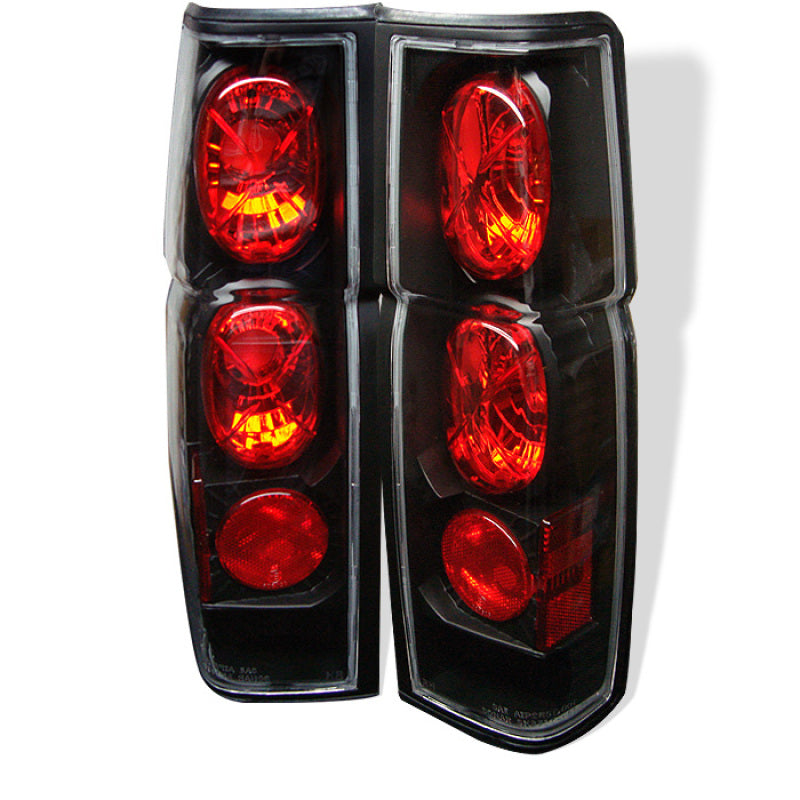 Spyder Nissan Hardbody 86-97 Euro Style Tail Lights Black ALT-YD-NH86-BK-SR1 Performance