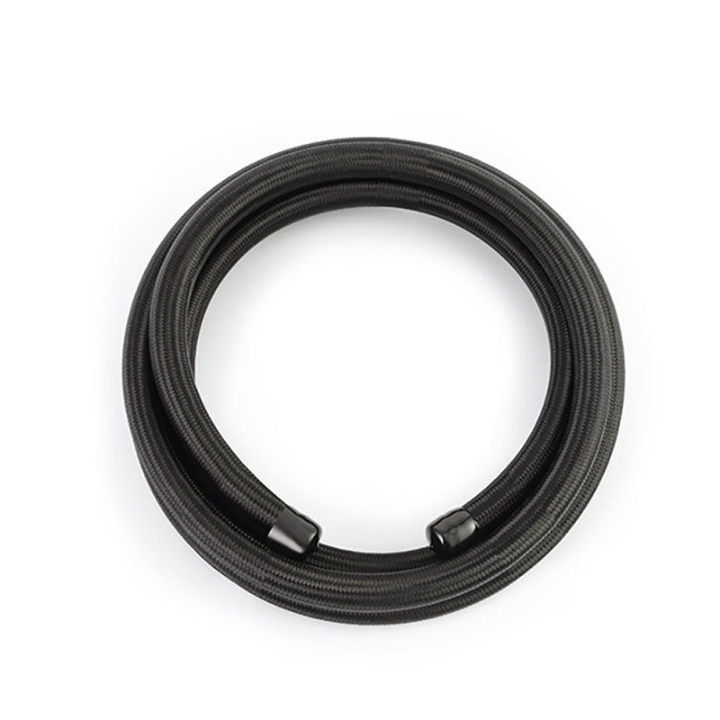 Mishimoto 10Ft Stainless Steel Braided Hose w/ -12AN Fittings - Black-SR1 Performance