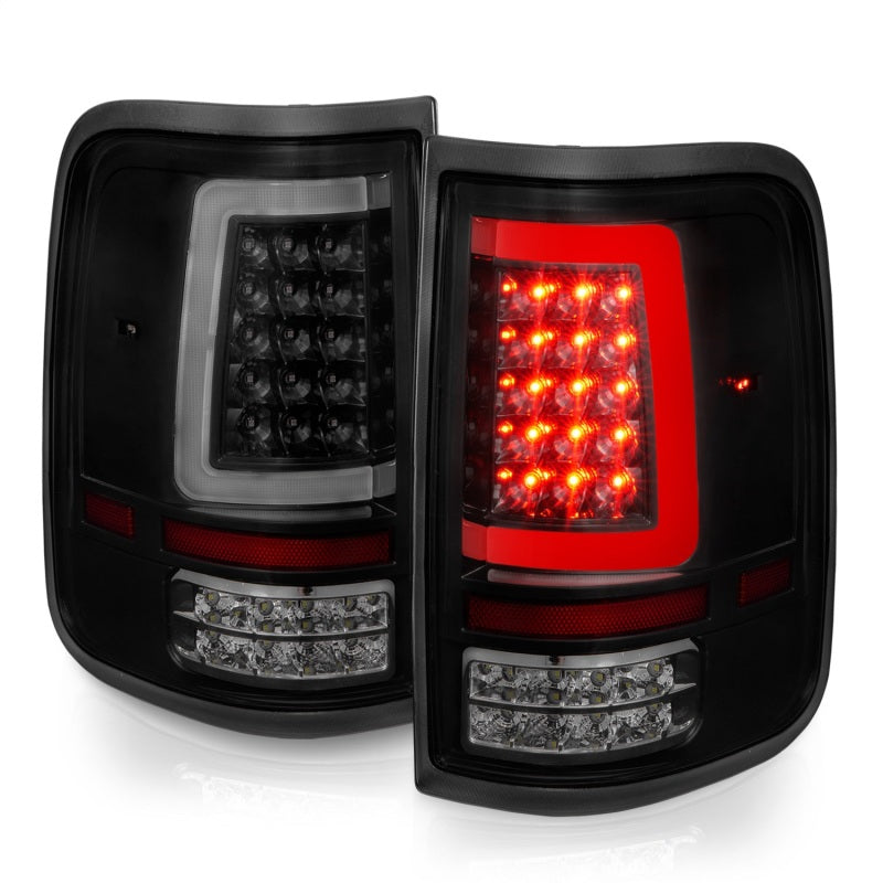 ANZO 2004-2006 Ford F-150 LED Tail Lights w/ Light Bar Black Housing Smoke Lens-SR1 Performance