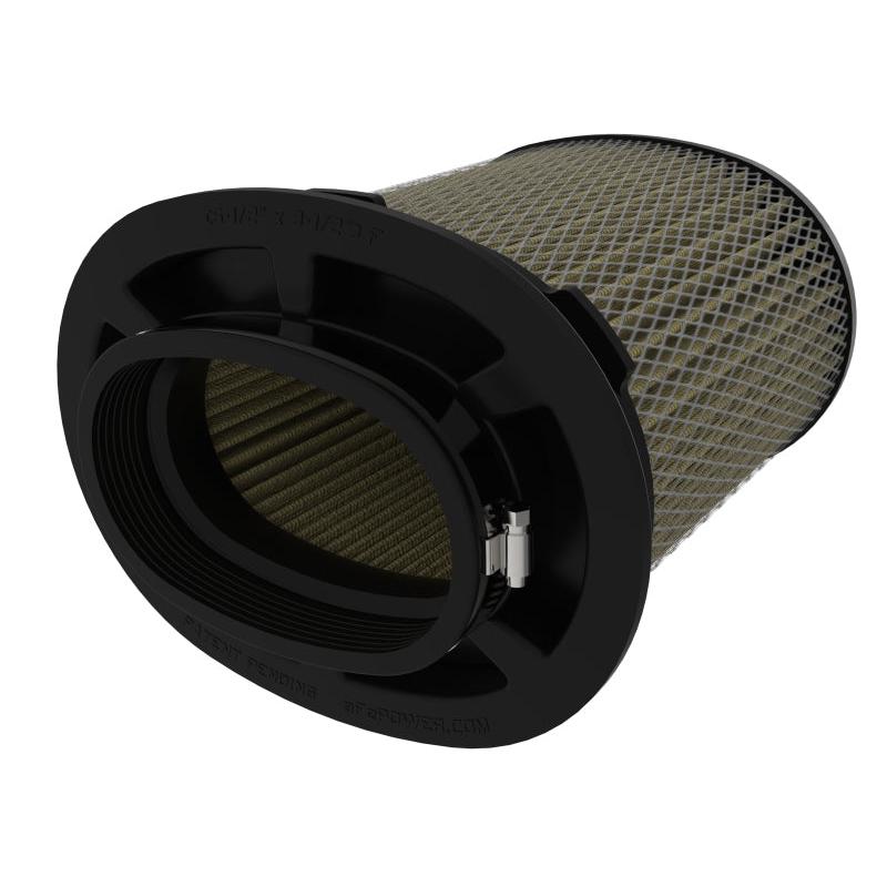 aFe MagnumFLOW Pro GUARD 7 Repl Air Filter 5-1/2x3-1/2 in F x 8-1/4x6 in B x 8x5-3/4 in T x 9in H-SR1 Performance