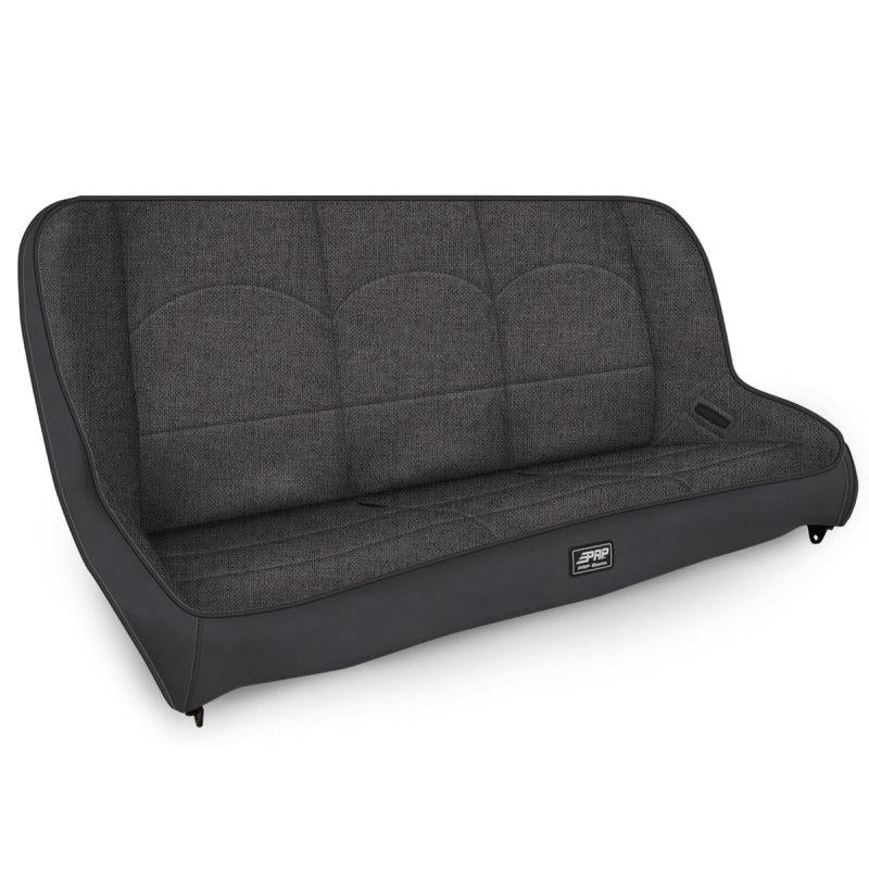PRP Jeep JKU/JLU Low Back Rear Bench - Grey-SR1 Performance
