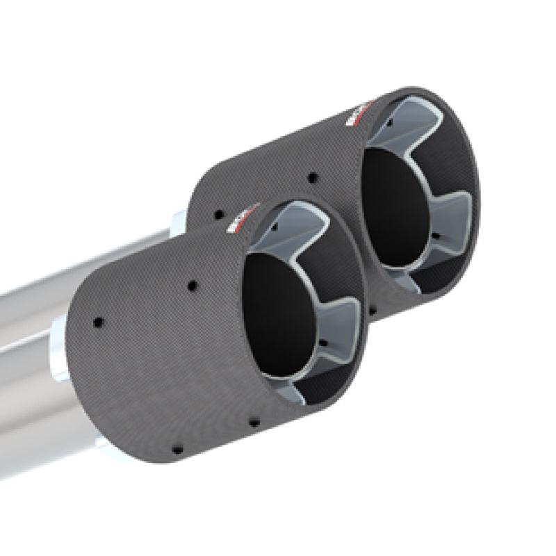 Borla 2020 Ford Explorer ST 3.0L V6 2.25in ATAK Exhaust - Carbon Fiber Tips-SR1 Performance