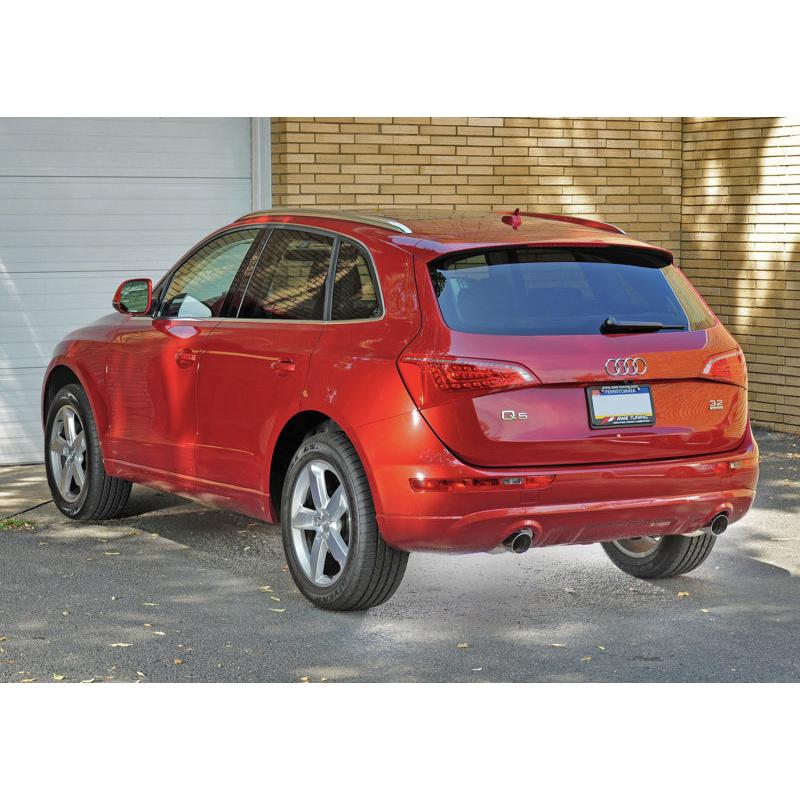 AWE Tuning Audi 8R Q5 3.2L Non-Resonated Exhaust System (Downpipe-Back) - Polished Silver Tips-SR1 Performance