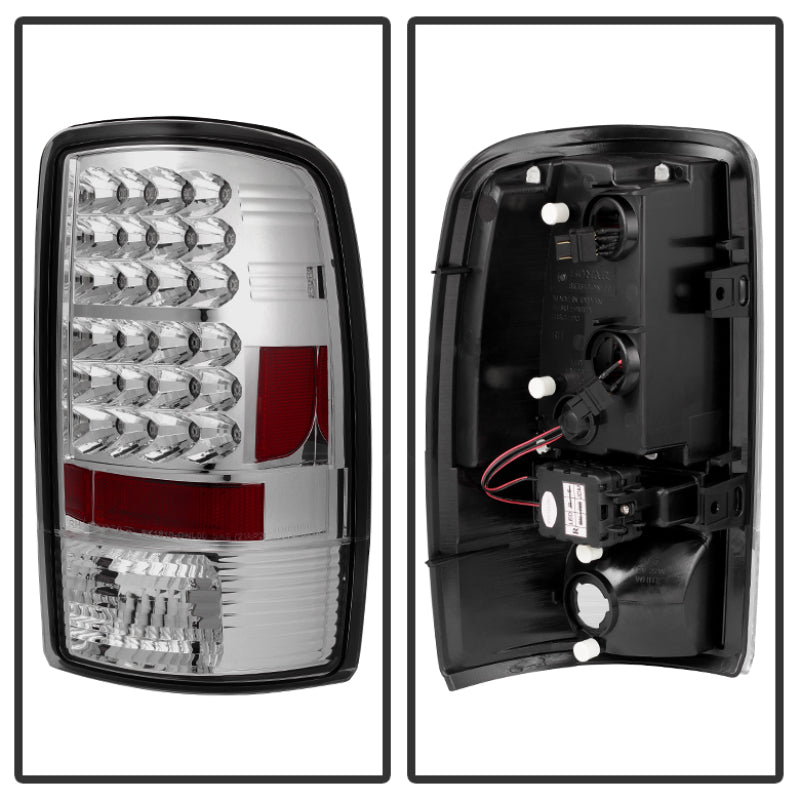 Spyder Chevy Suburban/Tahoe 1500/2500 00-06/GMC Yukon LED Tail Lights Chrome ALT-YD-CD00-LED-C-SR1 Performance