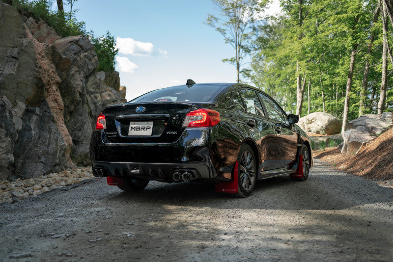 MBRP 15-19 Subaru WRX 2.0L/STI 2.5L 3in Dual Split Rear Exit w/ 3.5in CF Tips - T304 (Race Version)-SR1 Performance