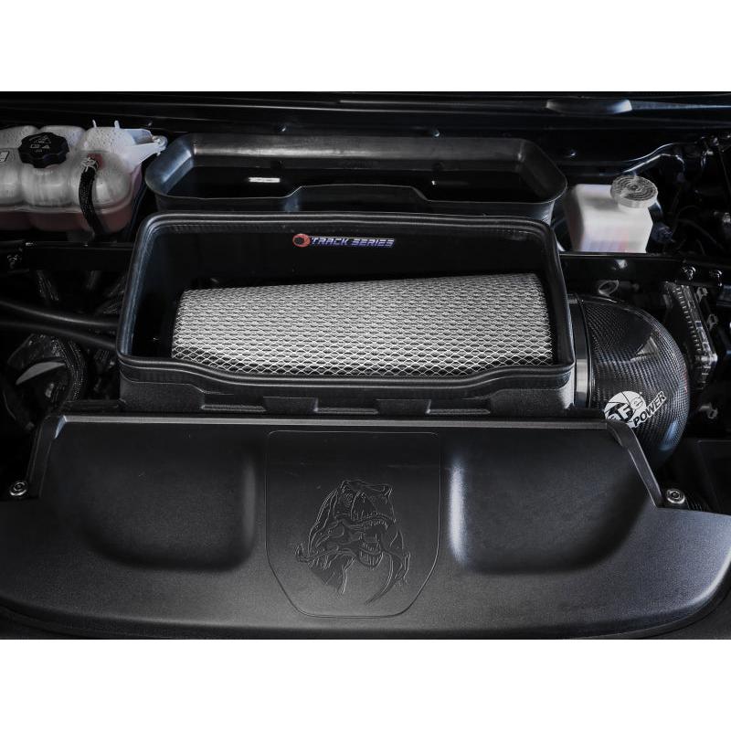 aFe 21-23 RAM 1500 TRX Track Series Carbon Fiber Cold Air Intake System w/ Pro DRY S-SR1 Performance