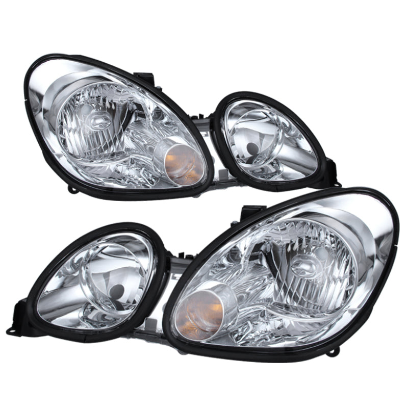 Xtune Lexus GS300/GS400/GS430 98-05 Halogen Only Crystal Headlights Chrome HD-JH-LGS98-C-SR1 Performance